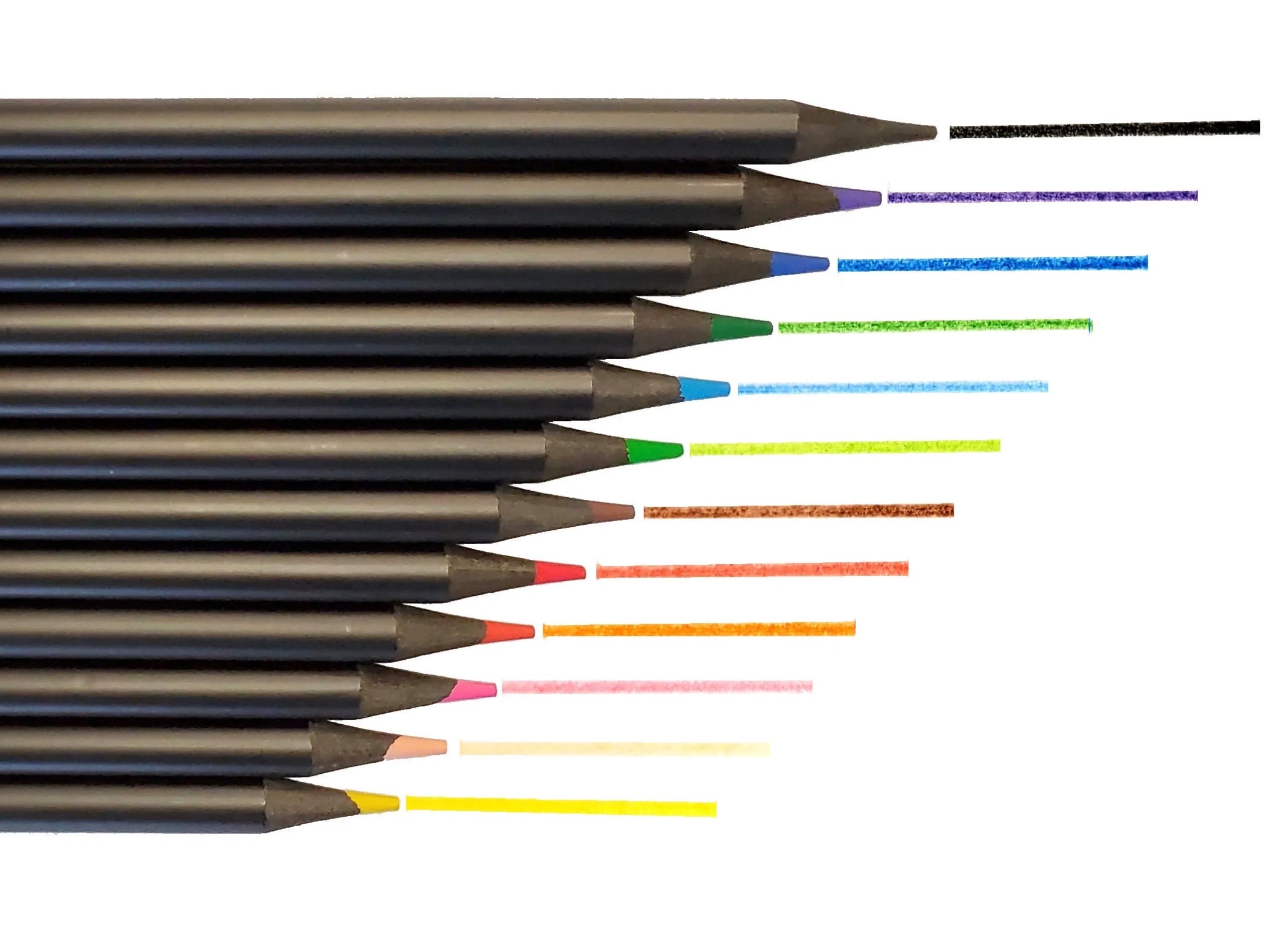12 Color Pencil Set with Sharpener