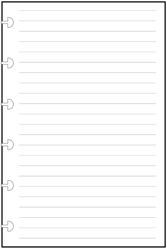 CPP Lined Note Paper