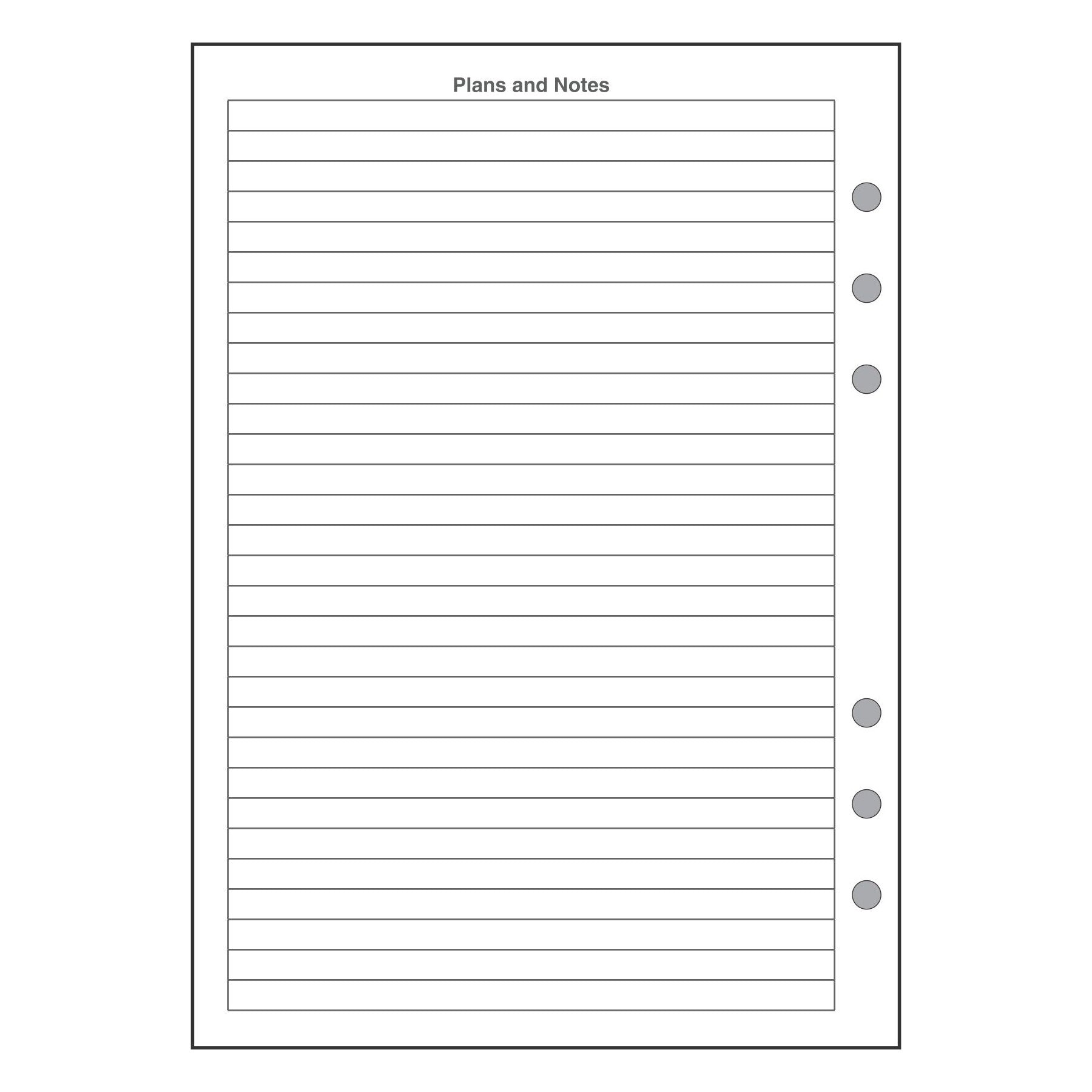 A5 Daily Task List