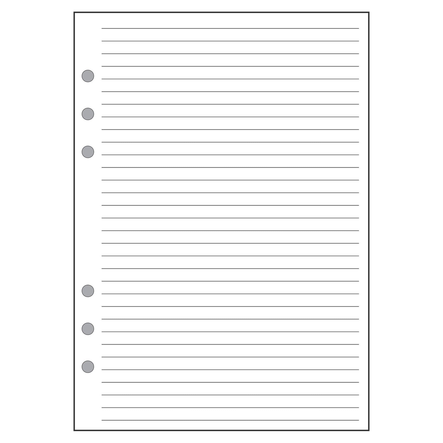 A5 Lined Note Paper