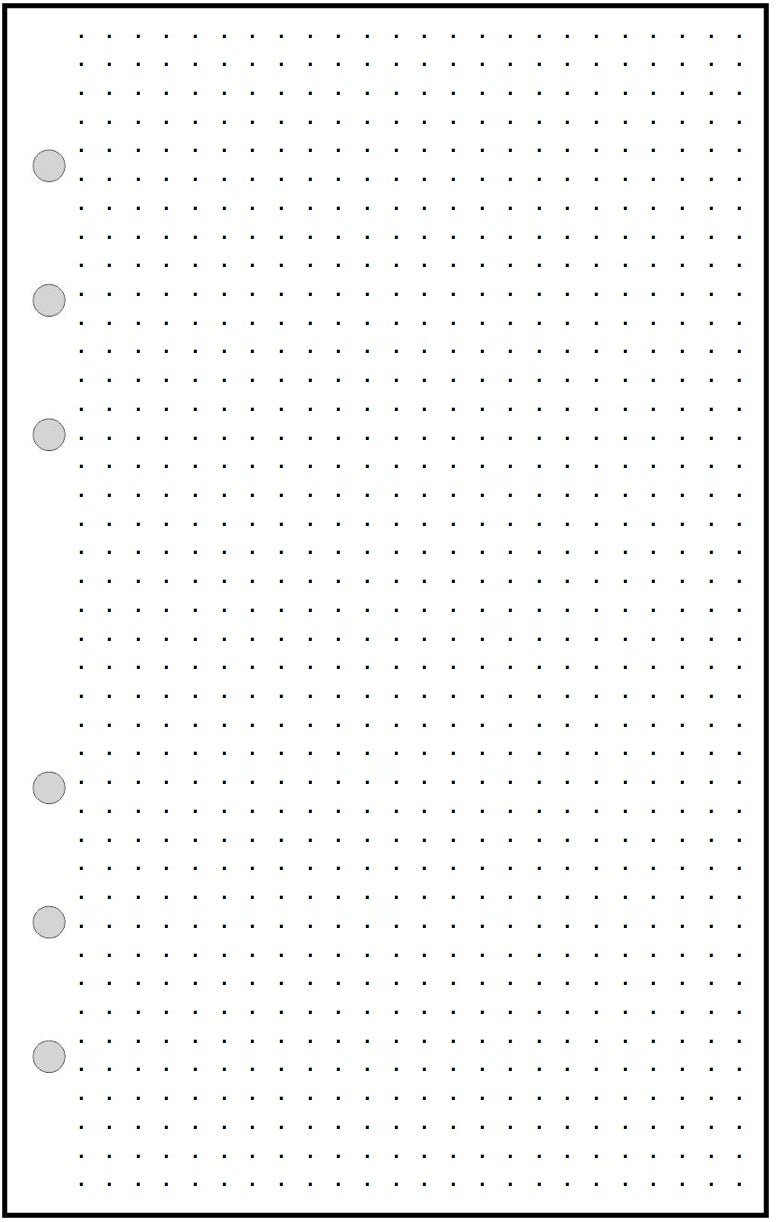 Small Mini Graph Compact Graph / Dot Grid Paper – Handy Forms
