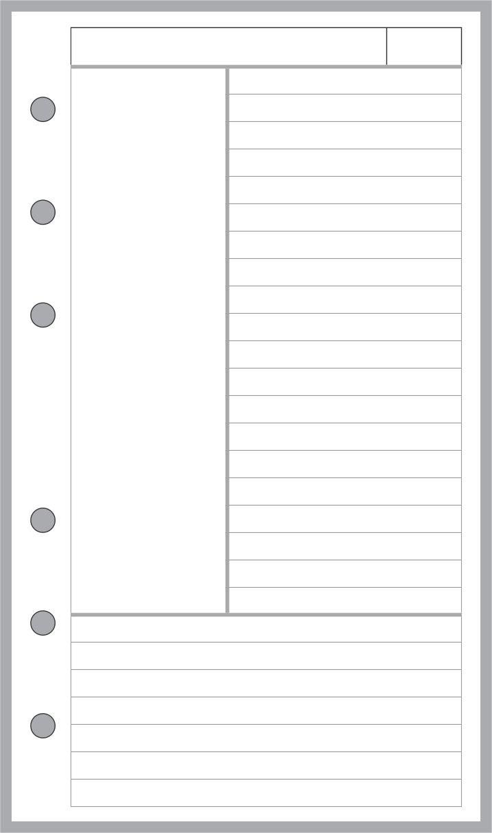 FCP Note Pages Designed for the Cornell Notetaking System