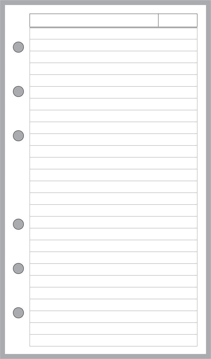 FCP Note Paper with Subject Line