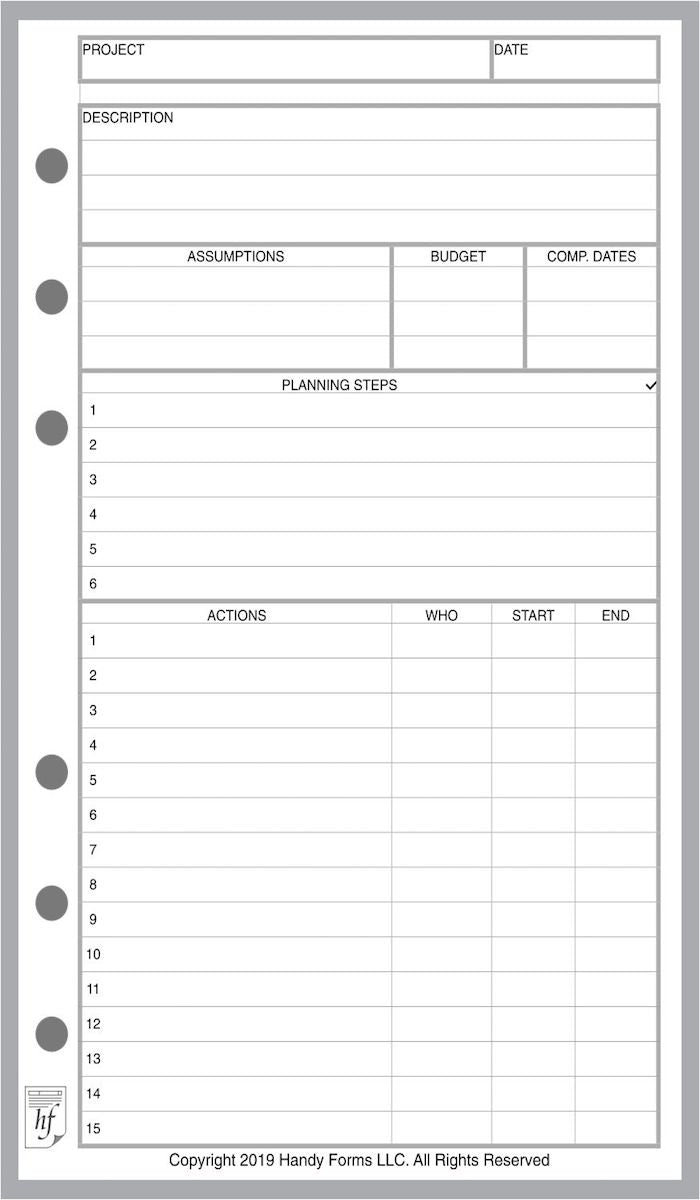 FCP Project Planner