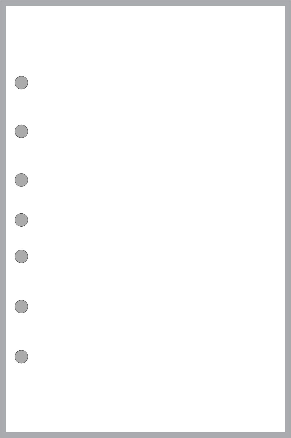 Half-letter size Blank Pages