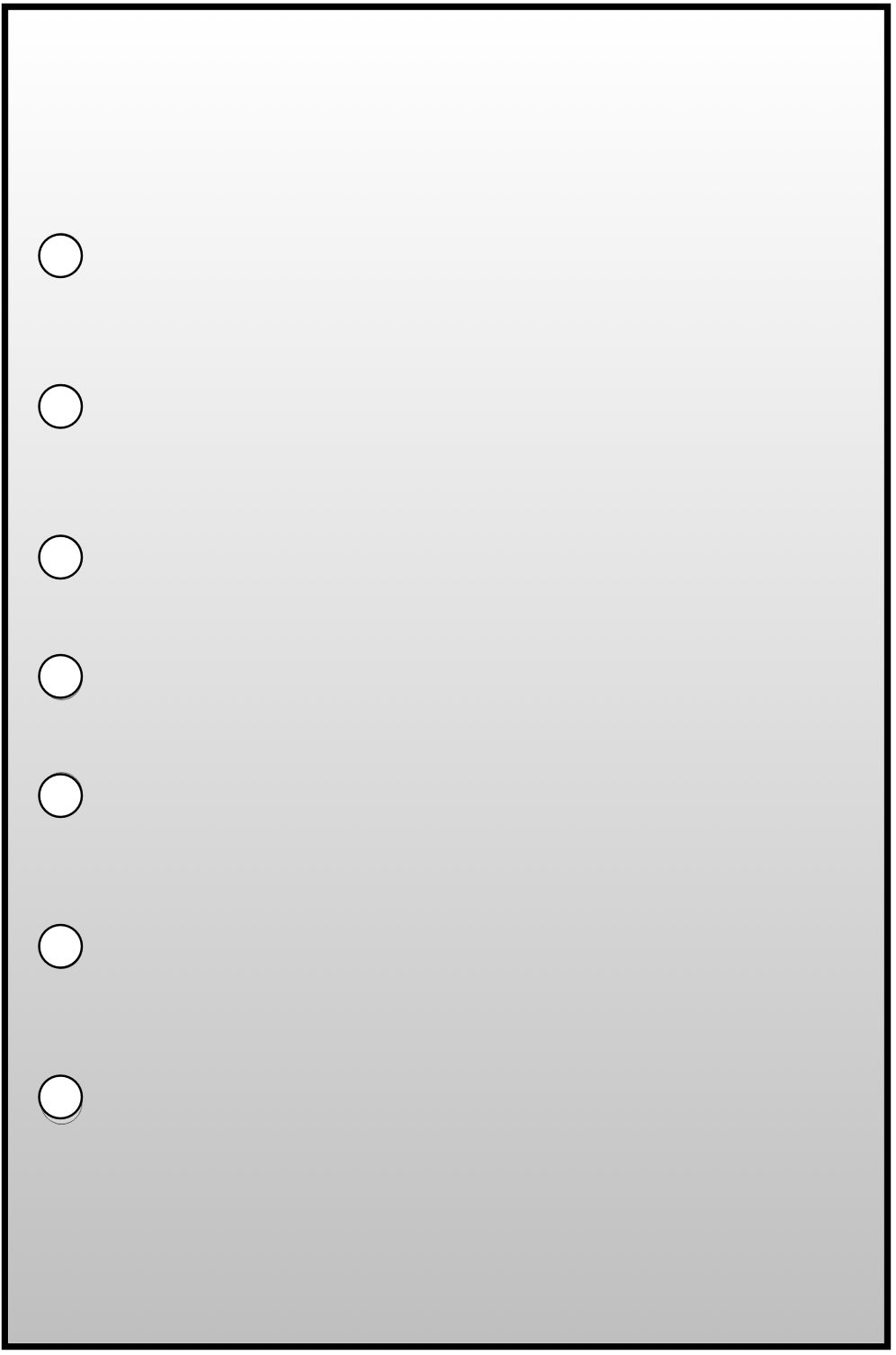 Half-letter size Vellum Sheets