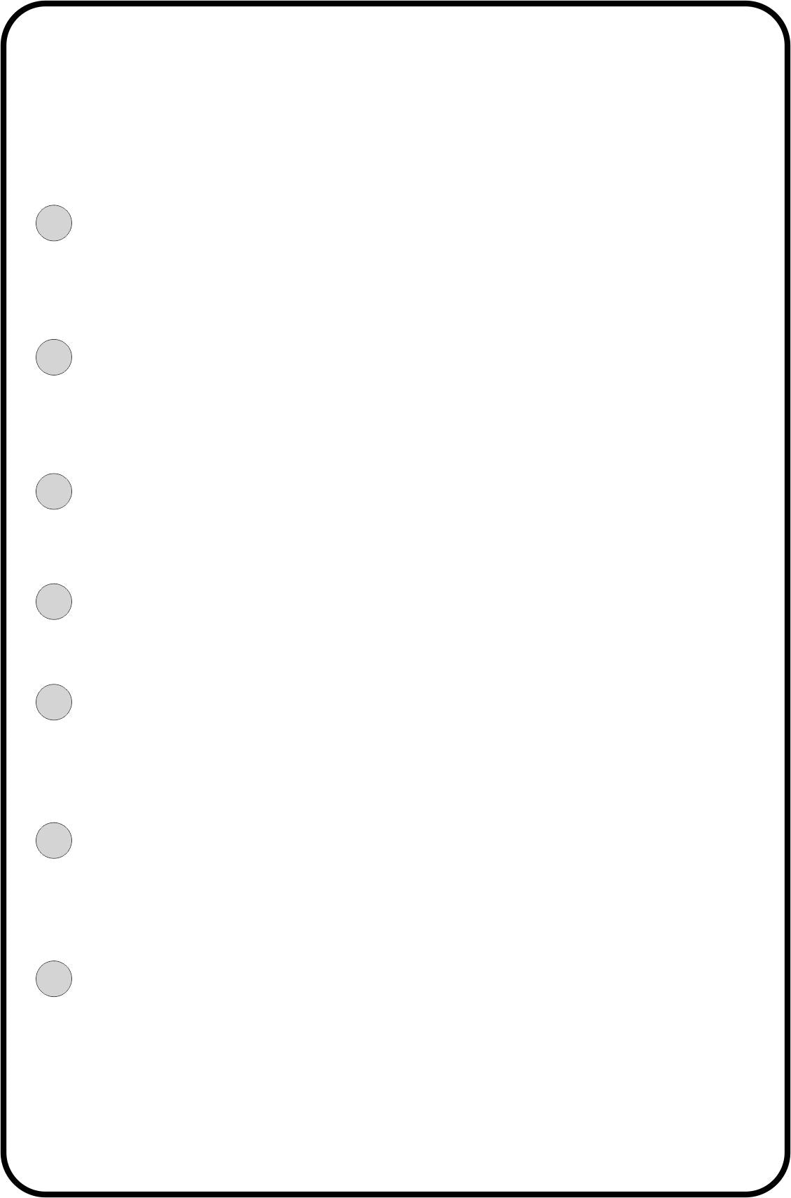 Half-letter size Cardstock Dividers