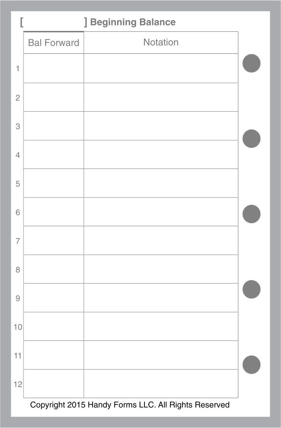 FMI Payment / Expense Record and Check Register