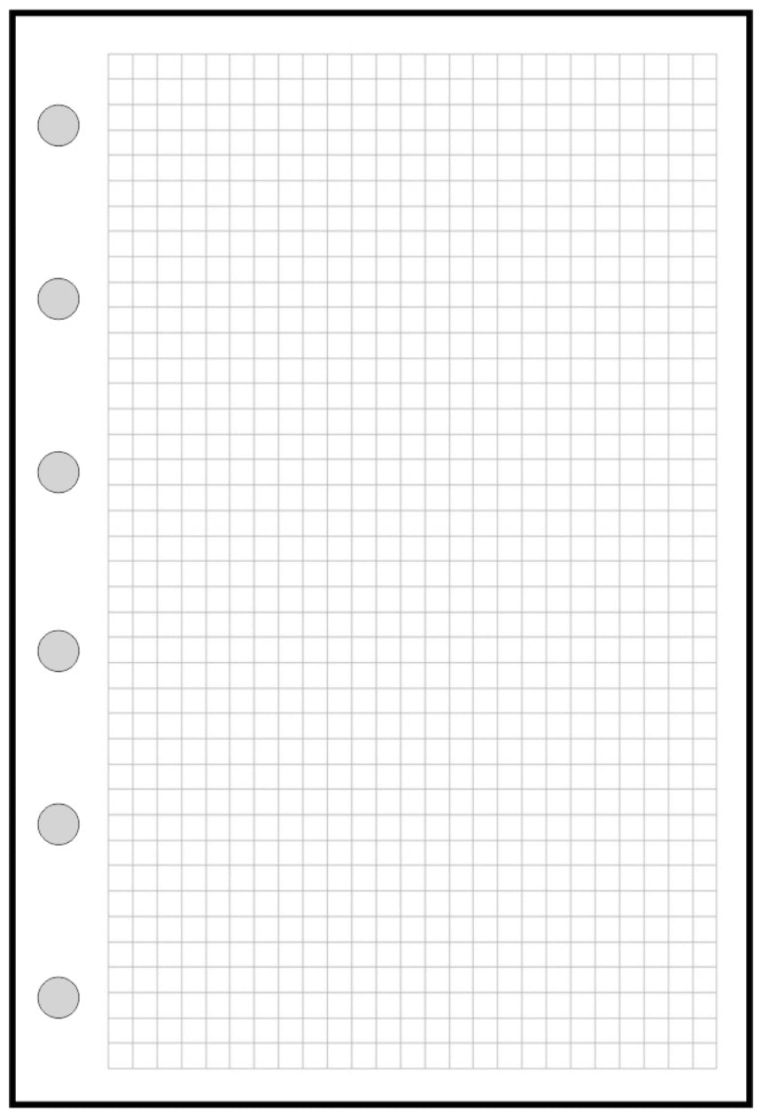 Pocket Graph / Dot Grid Paper