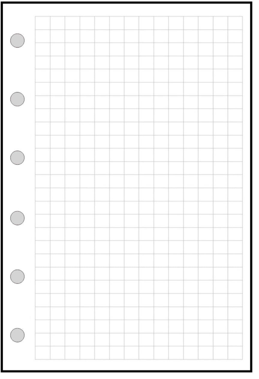 Pocket Graph / Dot Grid Paper