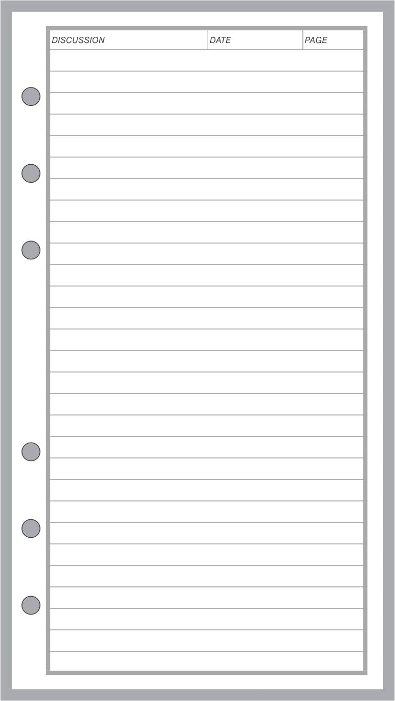 [size] Meeting Planner and Organizer - Extra Discussion Pages
