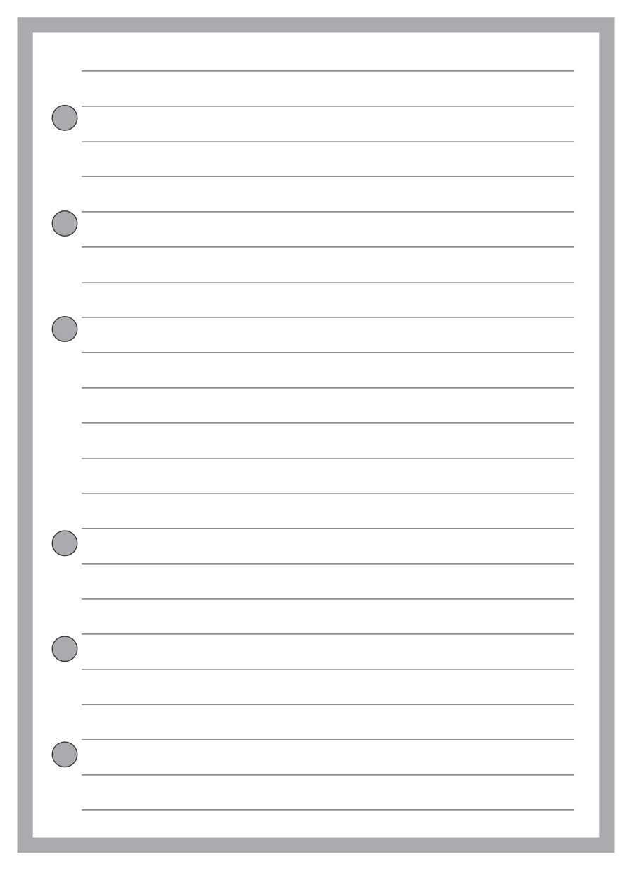 A6 Lined Note Paper