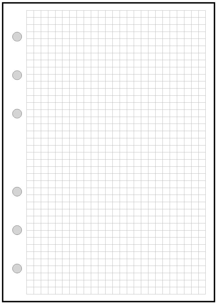 A6 Graph / Dot Grid Paper
