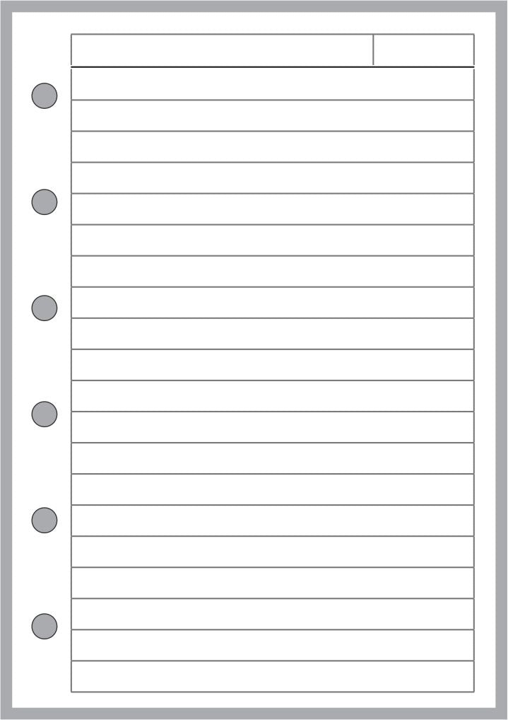 Pocket Plus Note Paper with Subject Line