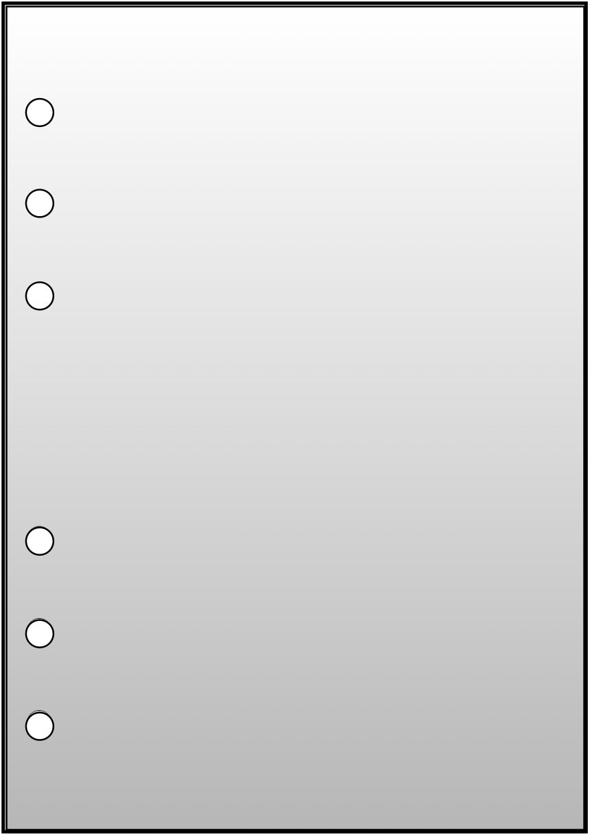 Personal Wide Vellum Sheets