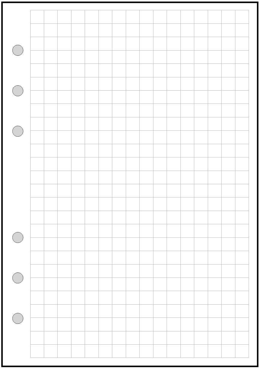 Personal Wide Graph / Dot Grid Paper