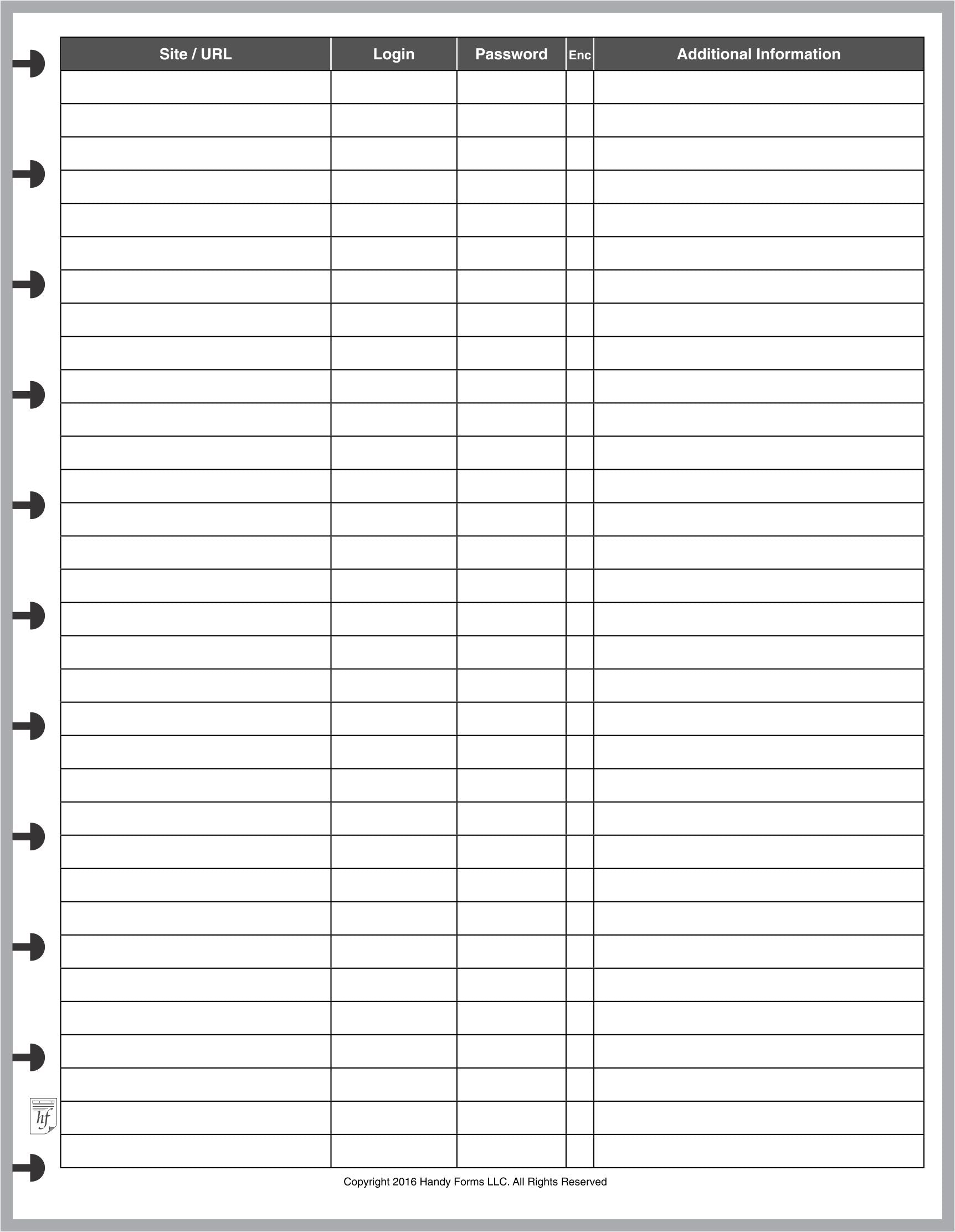 LVL Login / Password Reference