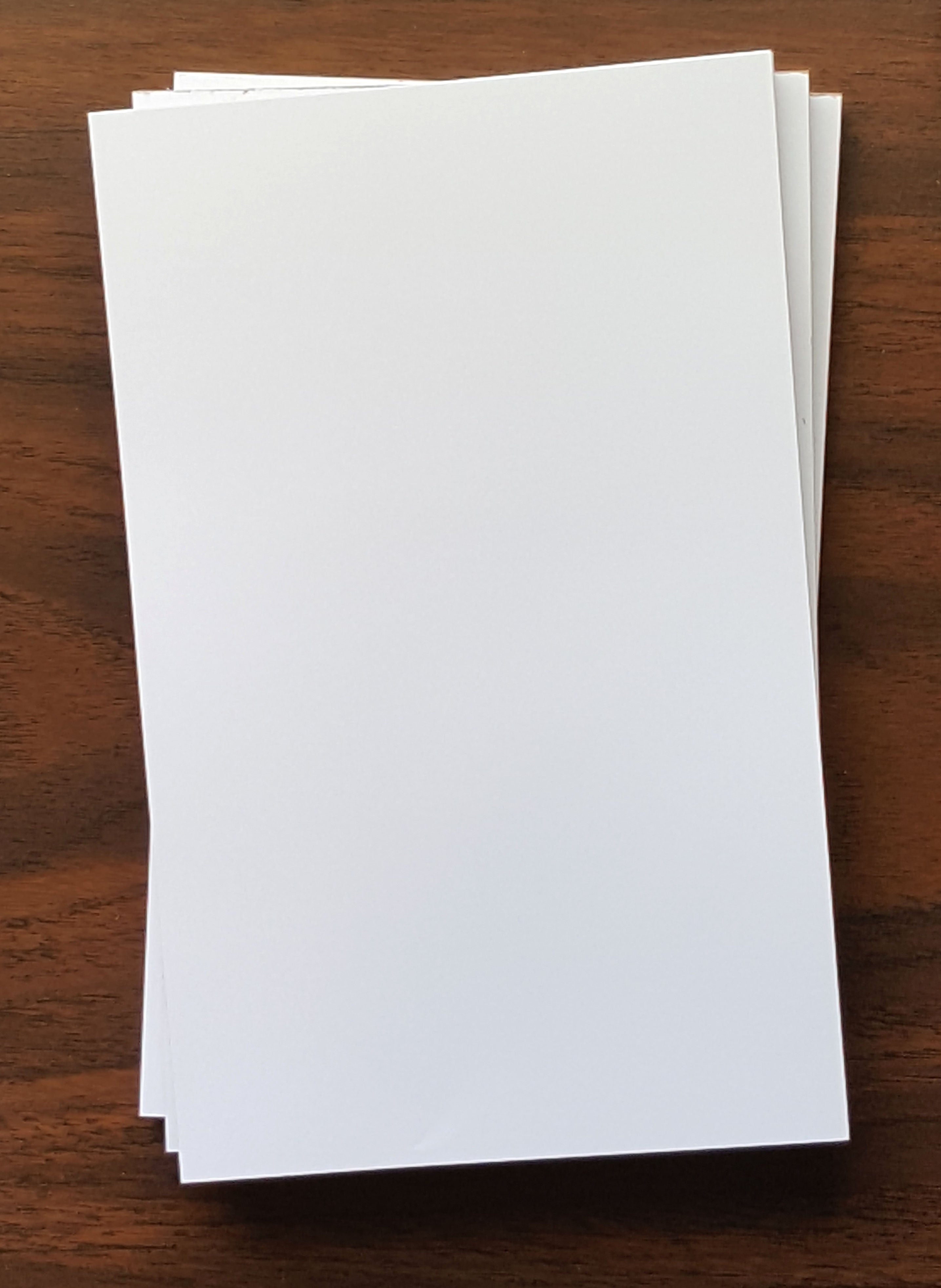 5x8" Blank Pad, 50 Sheets