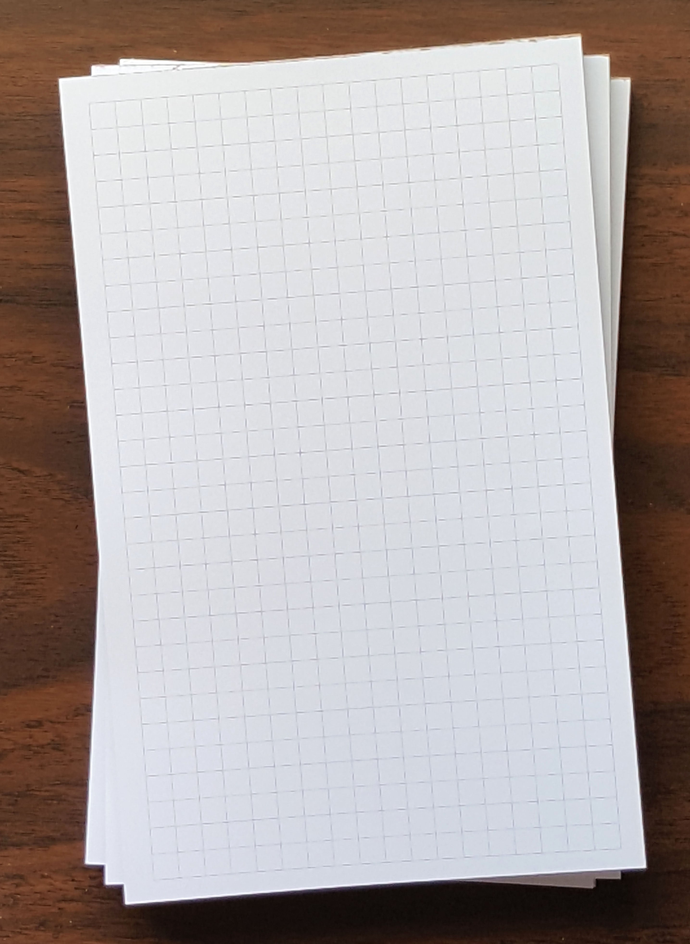 5x8" Line Grid (Graph) Pad, 50 Sheets