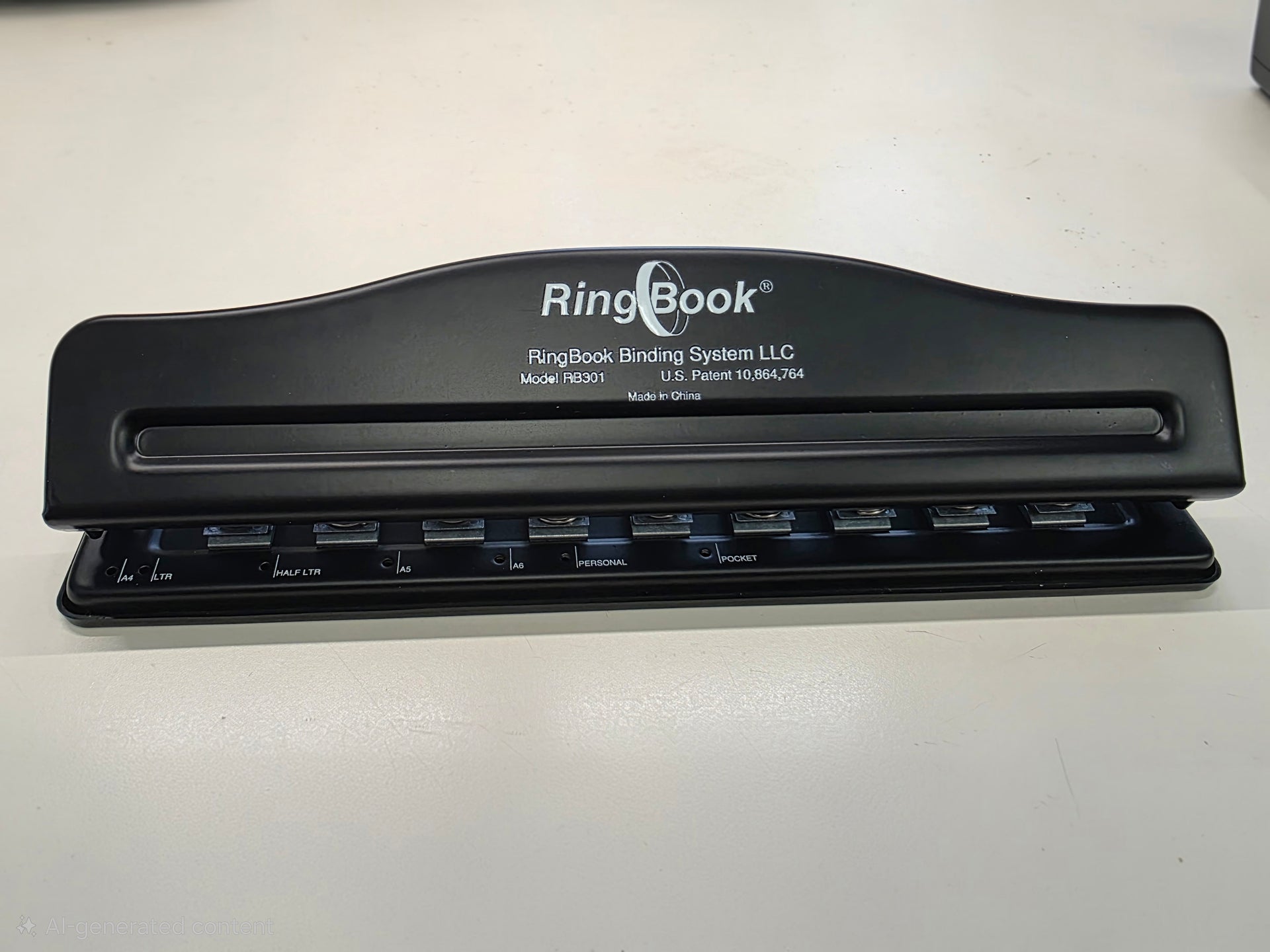 RingBook Desk Punch