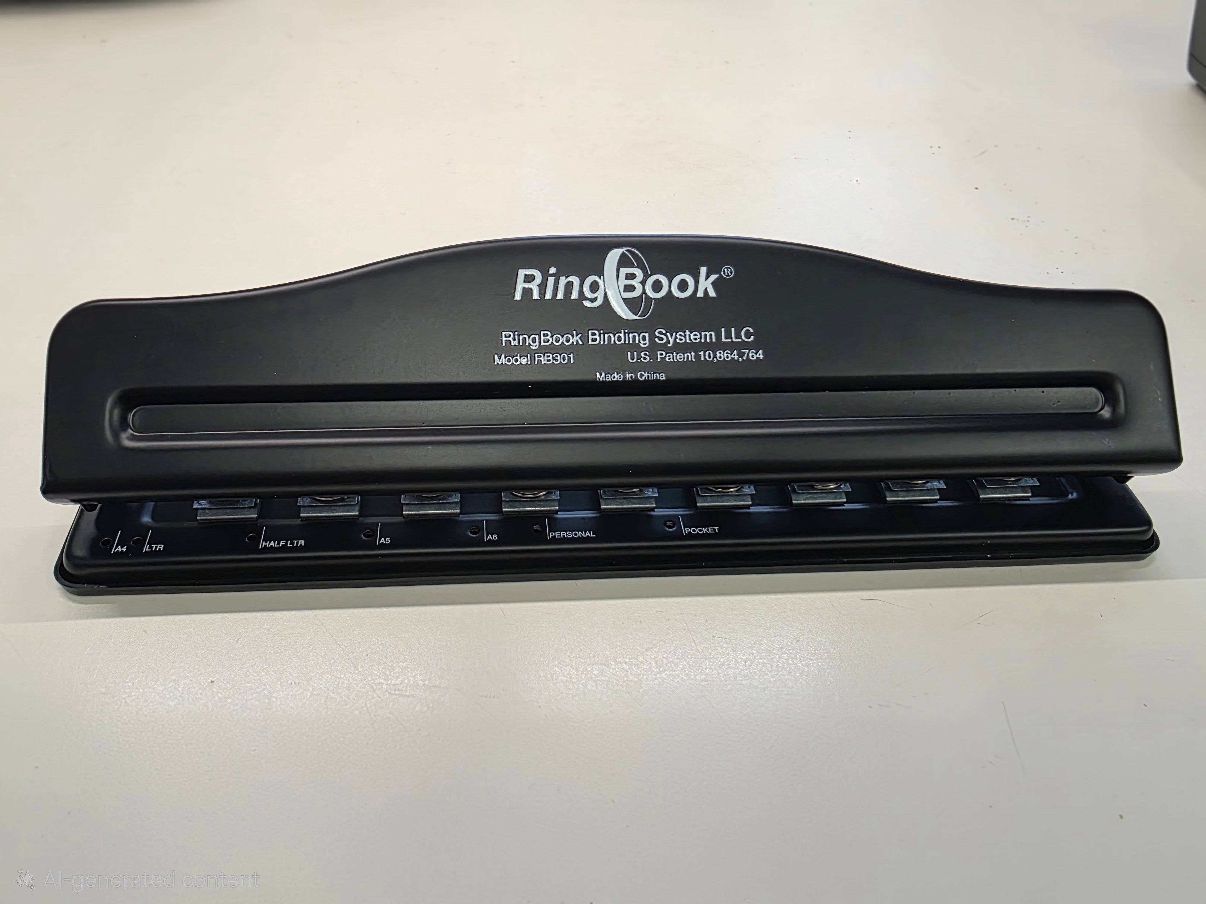 RingBook Desk Punch